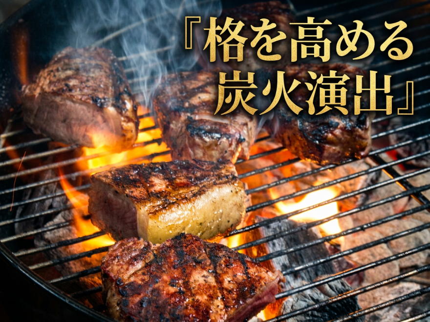 高級飲食店の格を高める「炭火演出」の極意｜香りとライブ感で選ばれる店へ